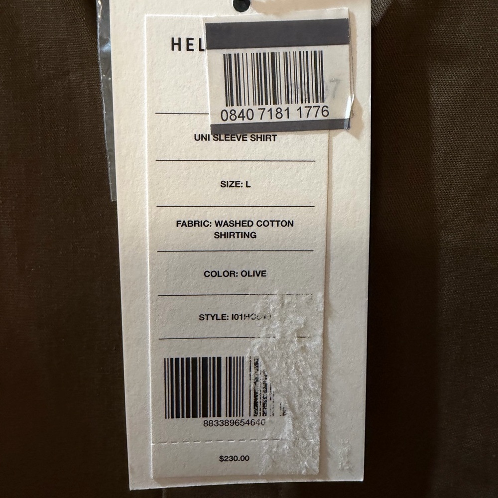 Helmut Lang Brown Short Sleeve Shirt - Picture 5 of 5